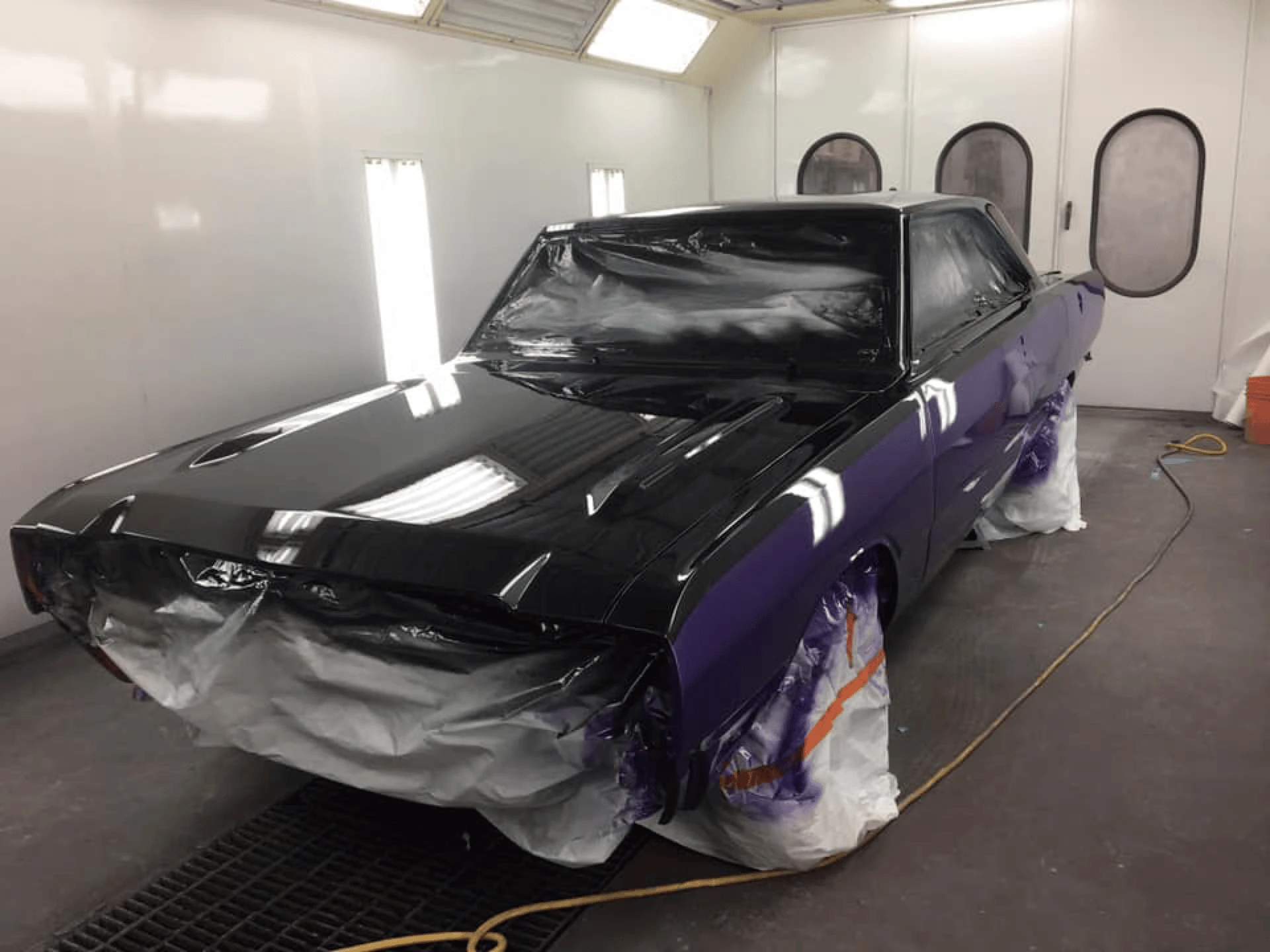 Paint restoration after