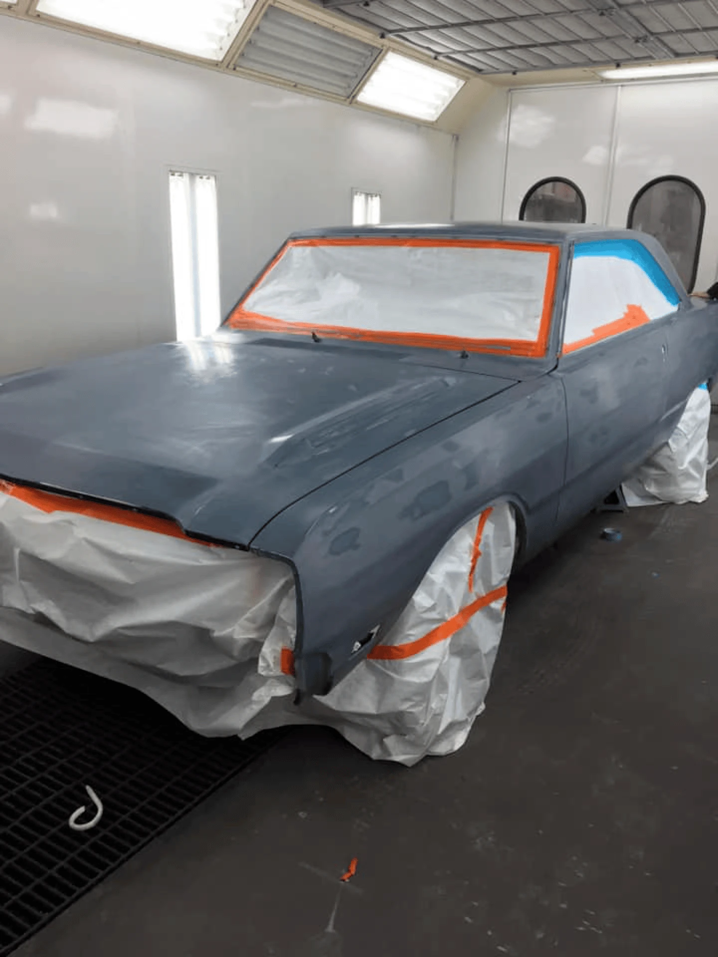 Paint restoration before